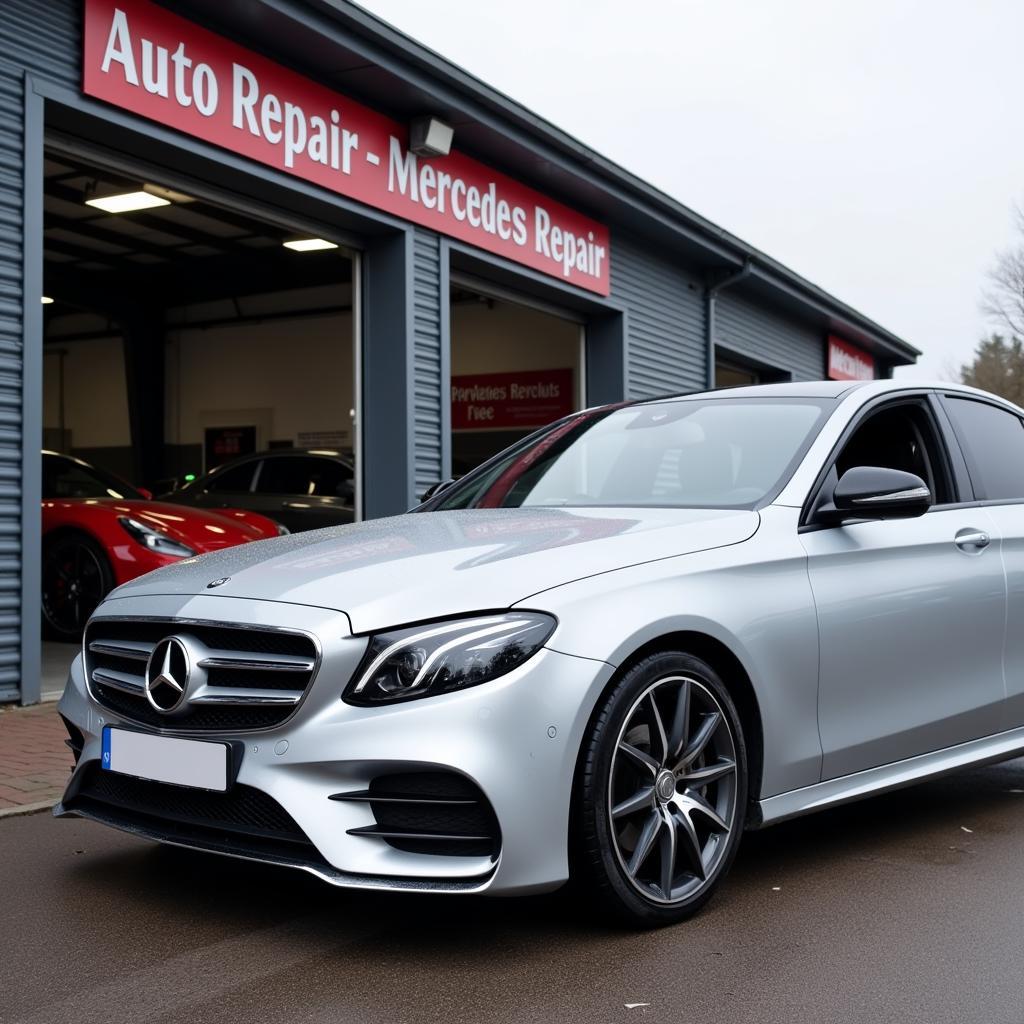 Leased Mercedes-Benz in need of repair in Widnes