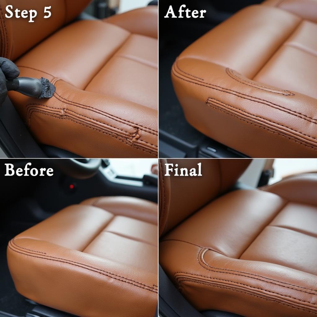 Leather Car Seat Crack Repair