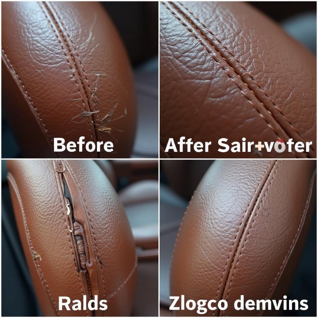 Types of Leather Car Seat Damage