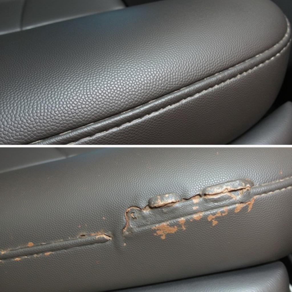 Leather car seat damage in Dundee