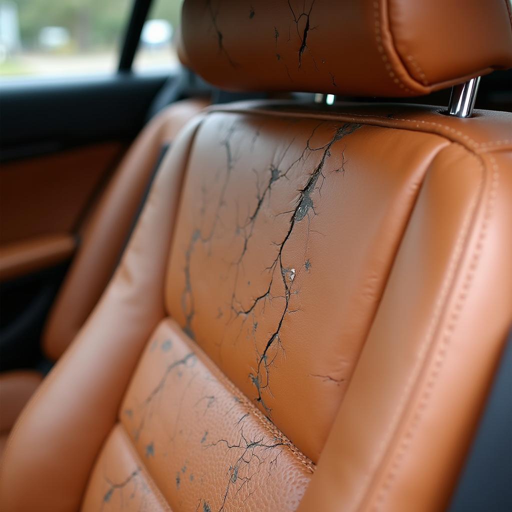 Leather Car Seat Damage Edinburgh