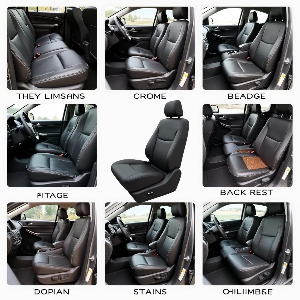 Types of Car Leather Seat Damage