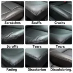 Types of Leather Car Seat Damage