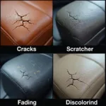 Types of Leather Car Seat Damage