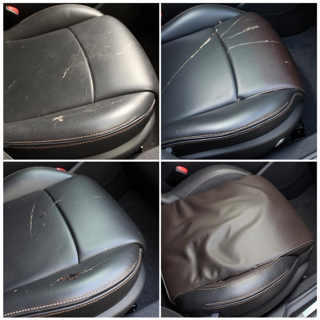 Types of Leather Car Seat Damage