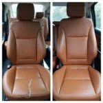 Leather Car Seat Repair Before & After