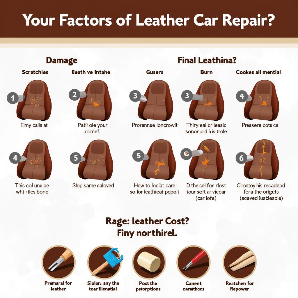 Leather Car Seat Repair Cost Factors