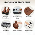 Leather Car Seat Repair Options