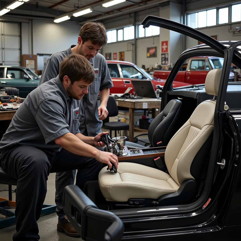 Car Leather Seat Repair Shop