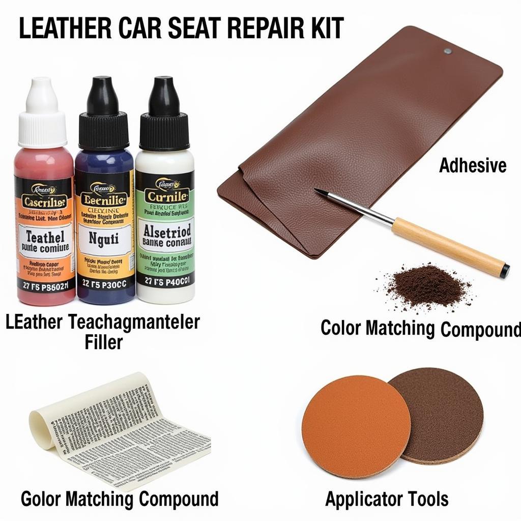 Leather Car Seat Rip Repair Kit Essentials