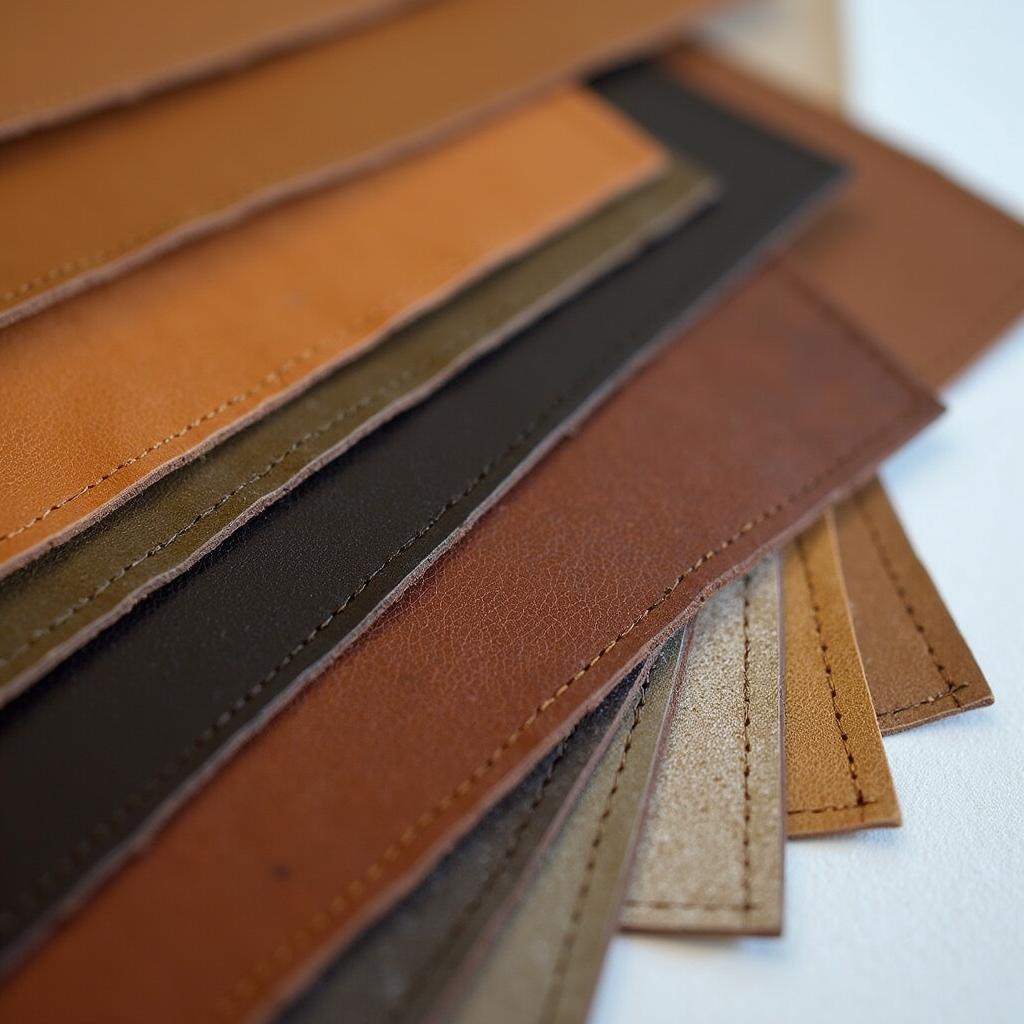 Leather Color Swatches