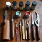 Leather Repair Kit and Tools