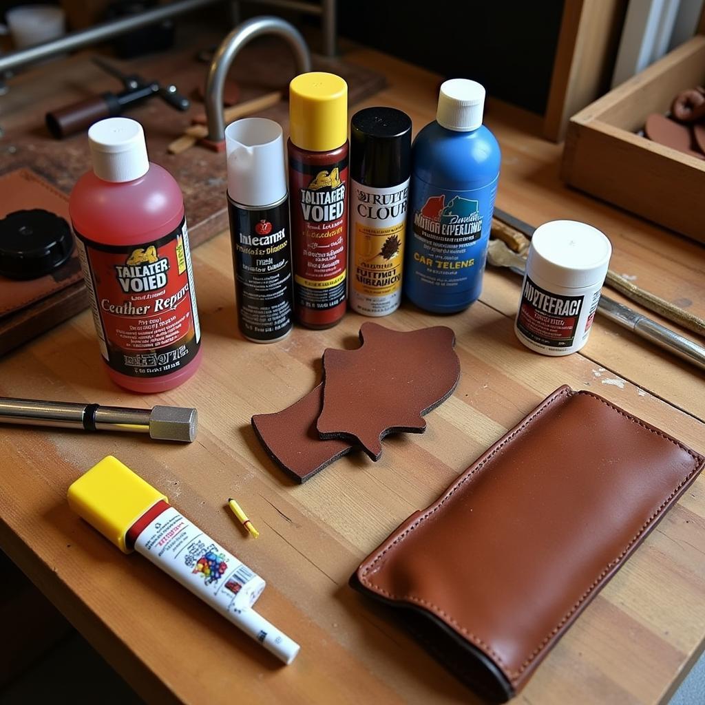 Leather Repair Kit and Tools 