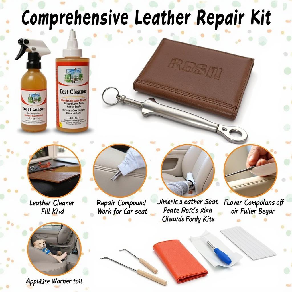 Leather Repair Kit for Car Seats