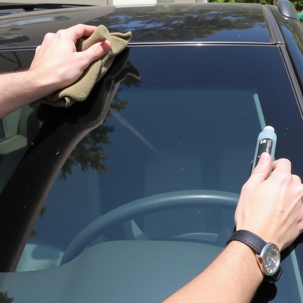 Light Car Window Scratch Repair