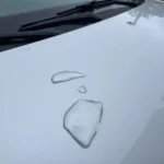 Example of Light Hail Damage on a Car