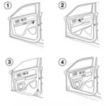 Removing the door panel on a 1996 Lincoln Town Car