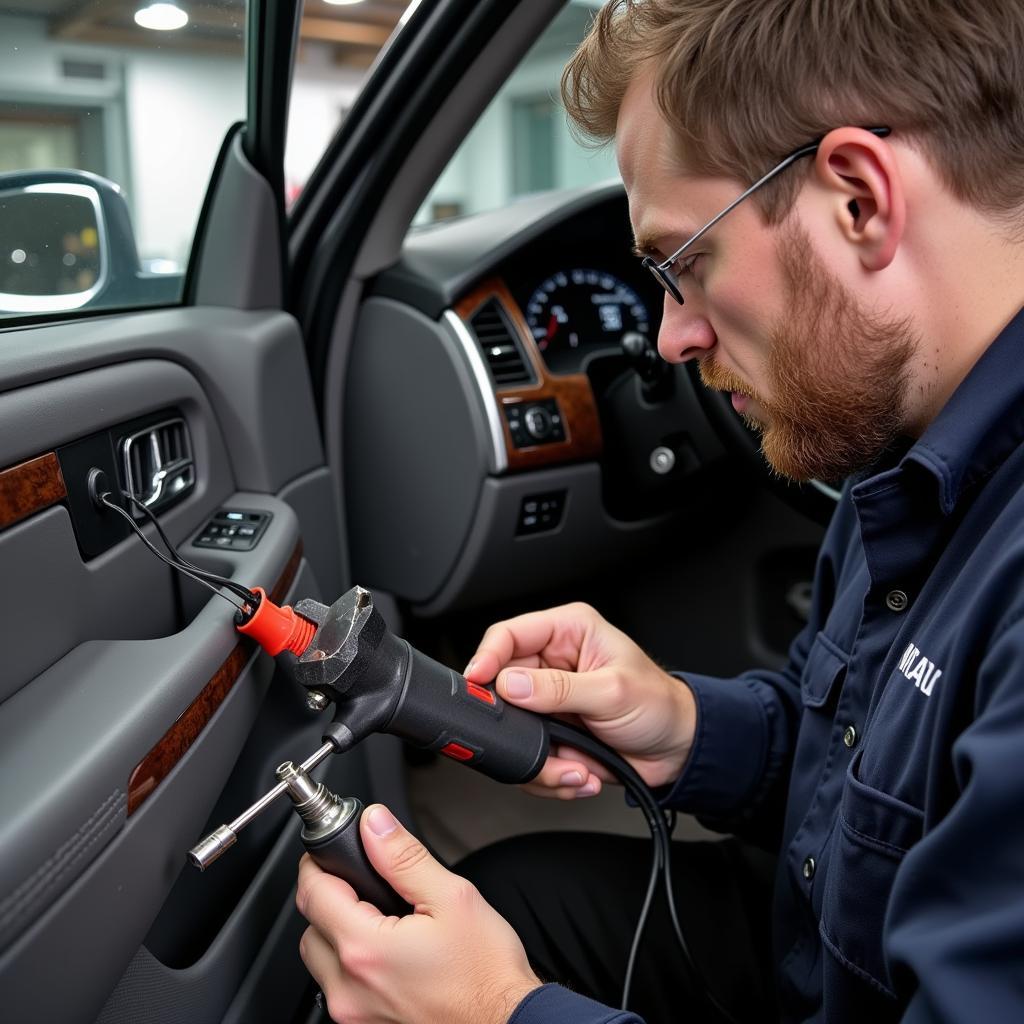 Lincoln Town Car Window Wiring Repair