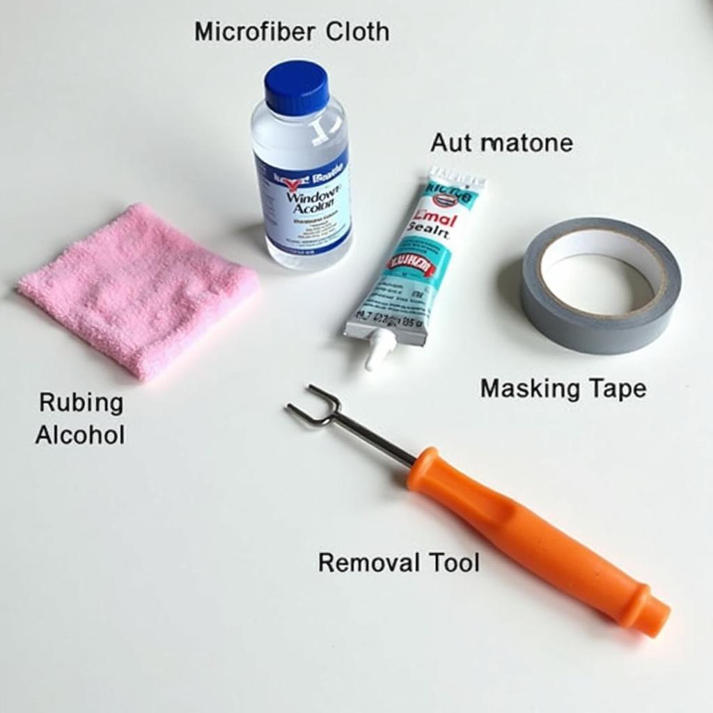 Tools for Repairing a Loose Car Window Seal