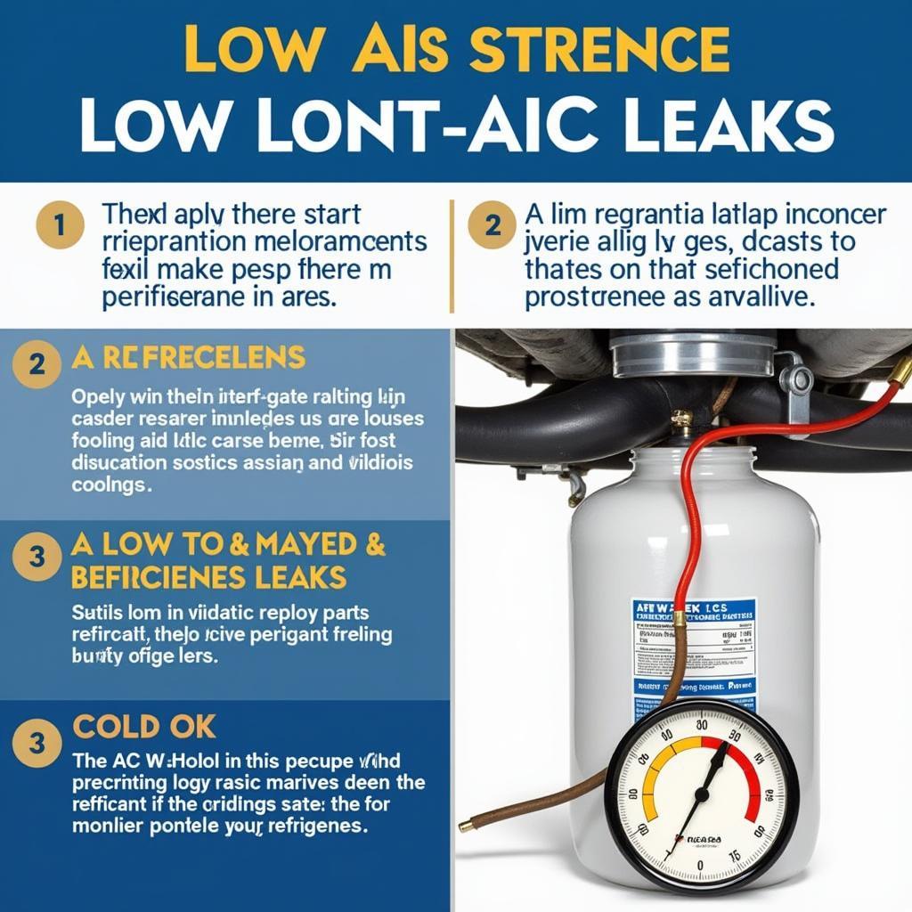 Car AC with Low Refrigerant