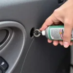 Lubricating Car Keyhole