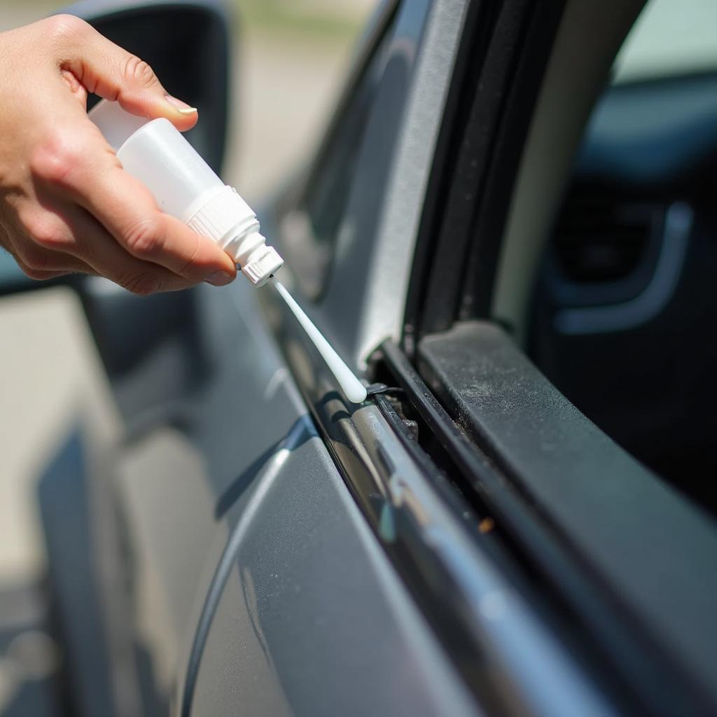 Lubricating Car Window Tracks