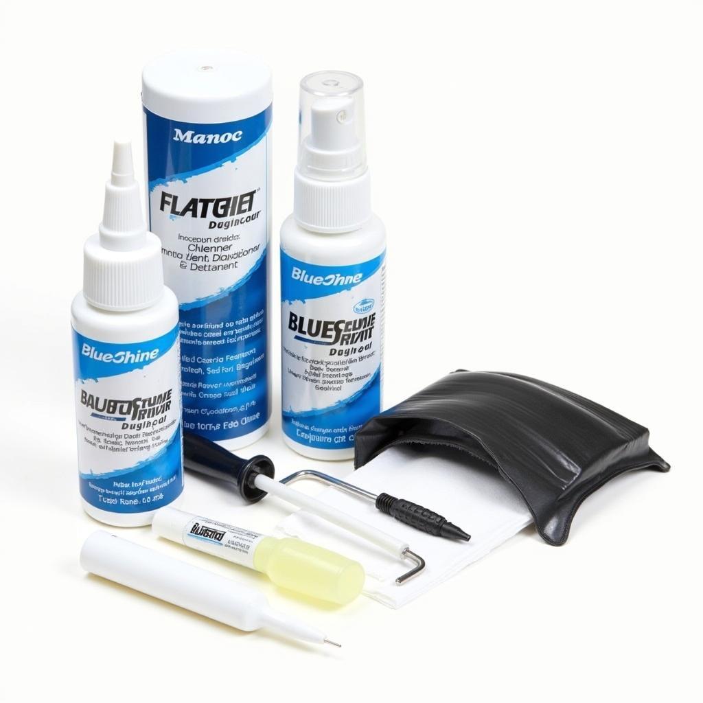 Manoc's Blueshine Repair Kit Contents