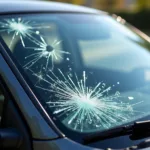 Car window damage in Menlo Park