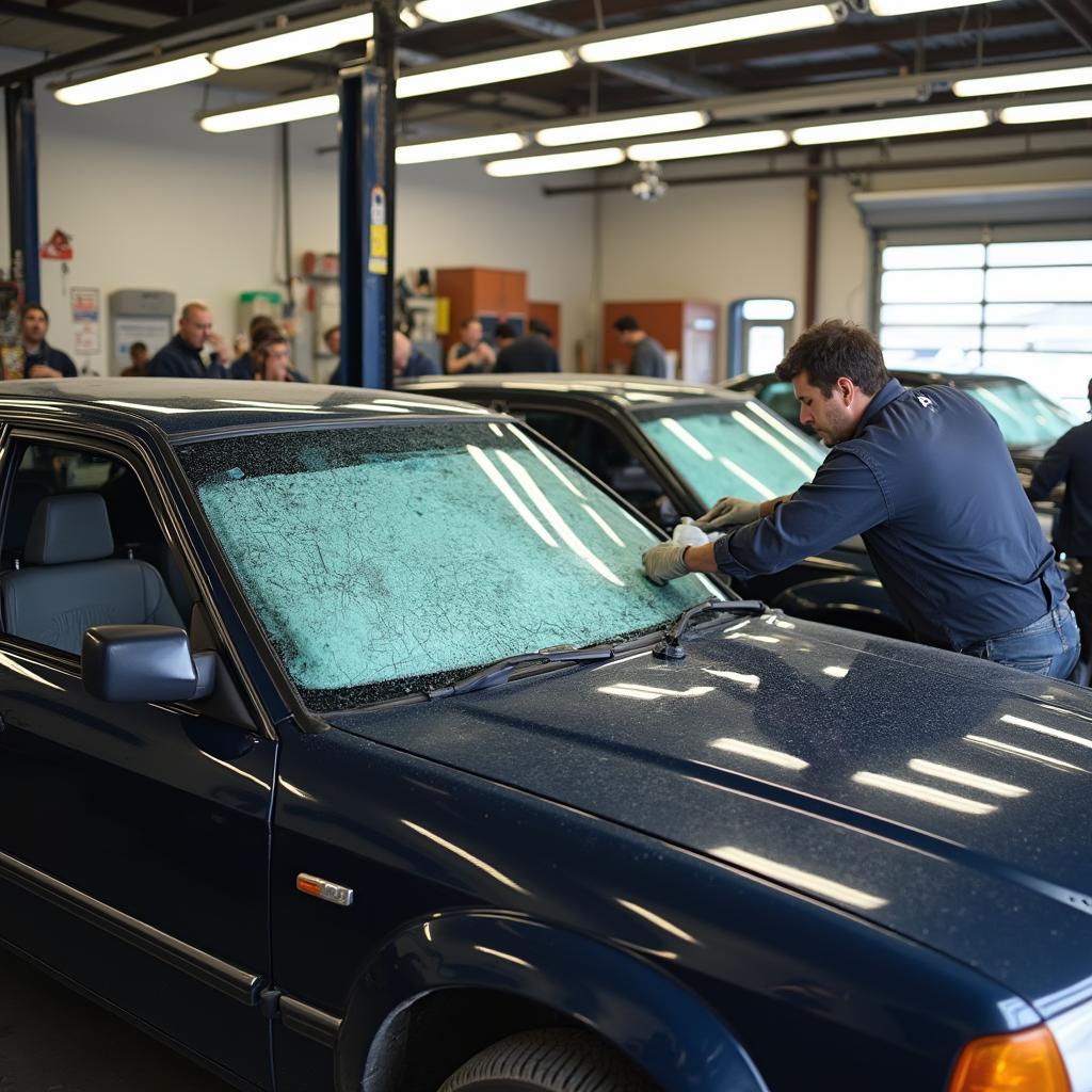 Merced, CA car window repair shop