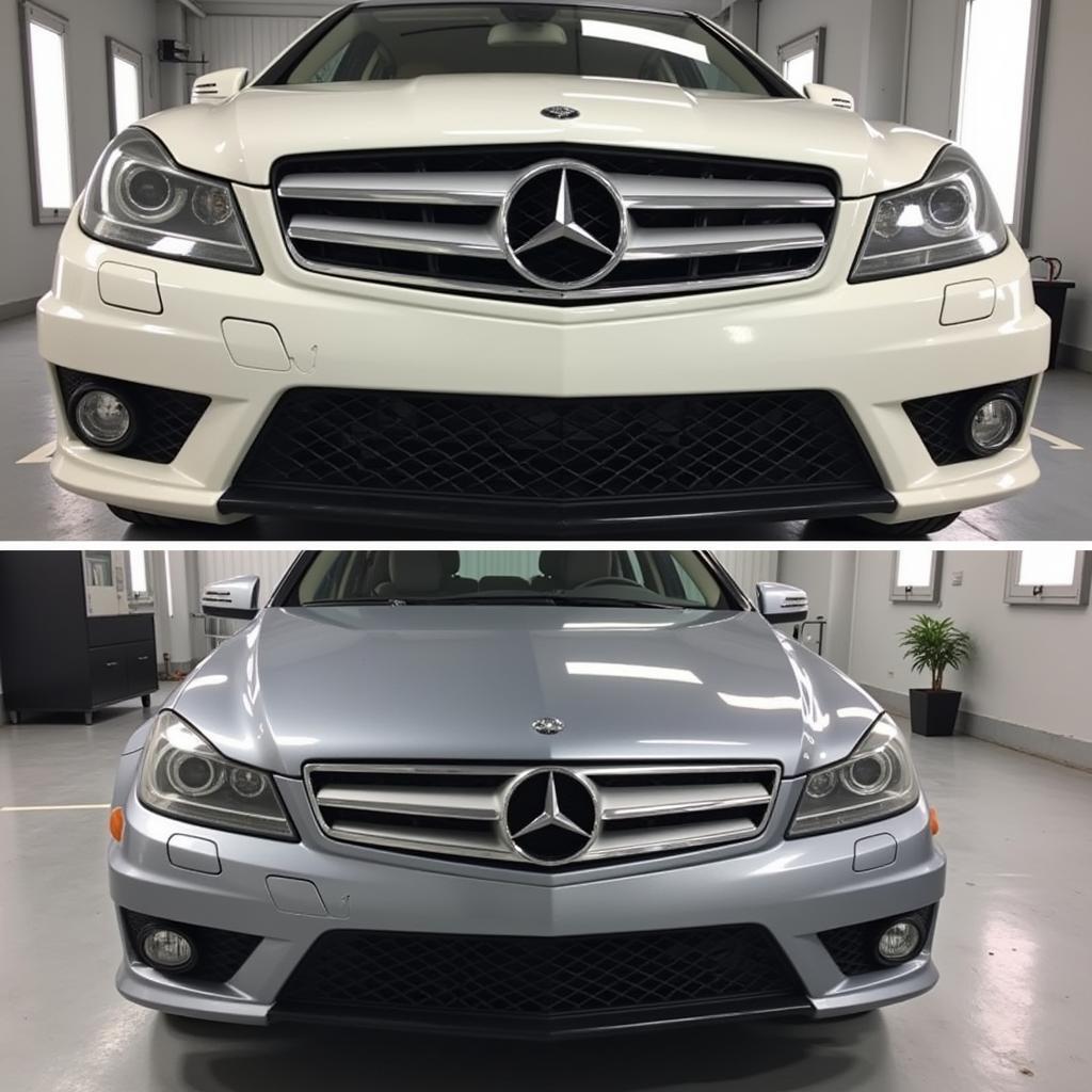 Mercedes Car Body Repair Completed