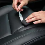 Mercedes Leather Seat Repair Kit in Action