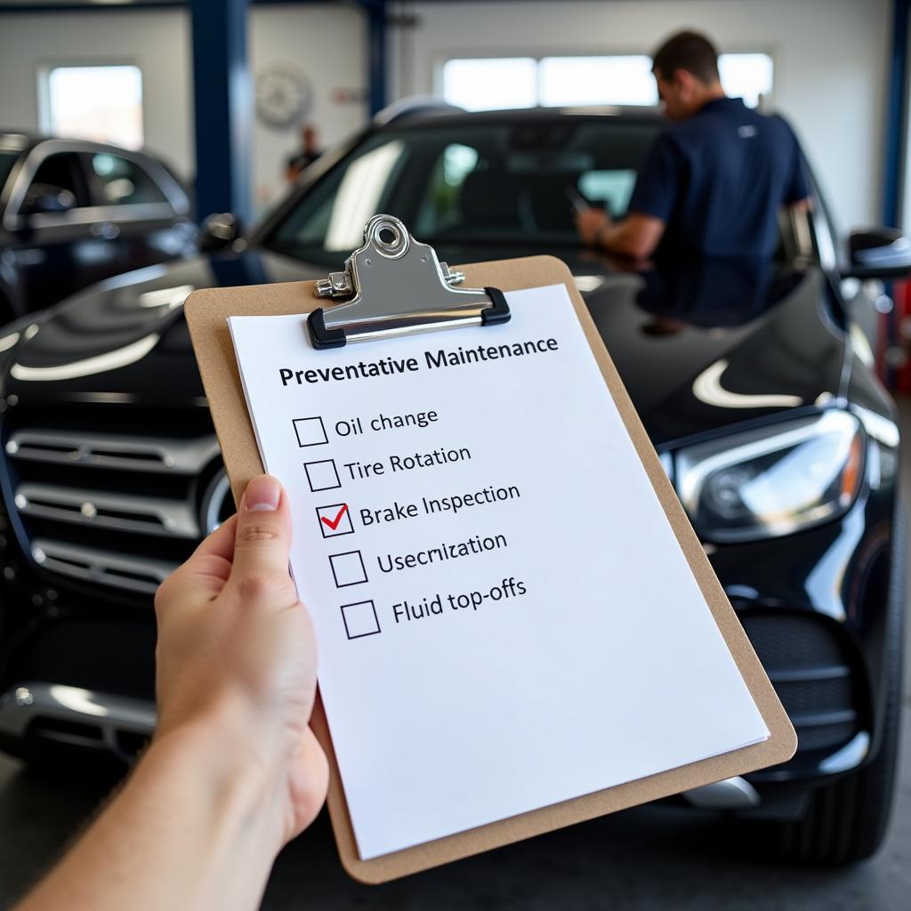 Mercedes Preventative Maintenance Checklist Calgary