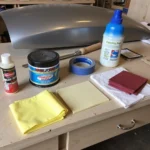 Tools and Materials for Metallic Car Paint Repair