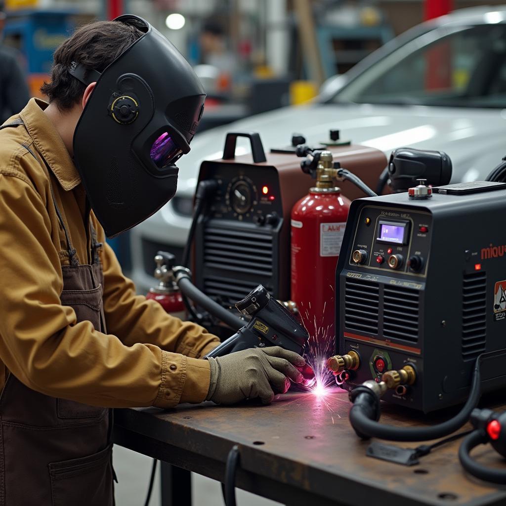 MIG Welding Equipment for Car Body Repair