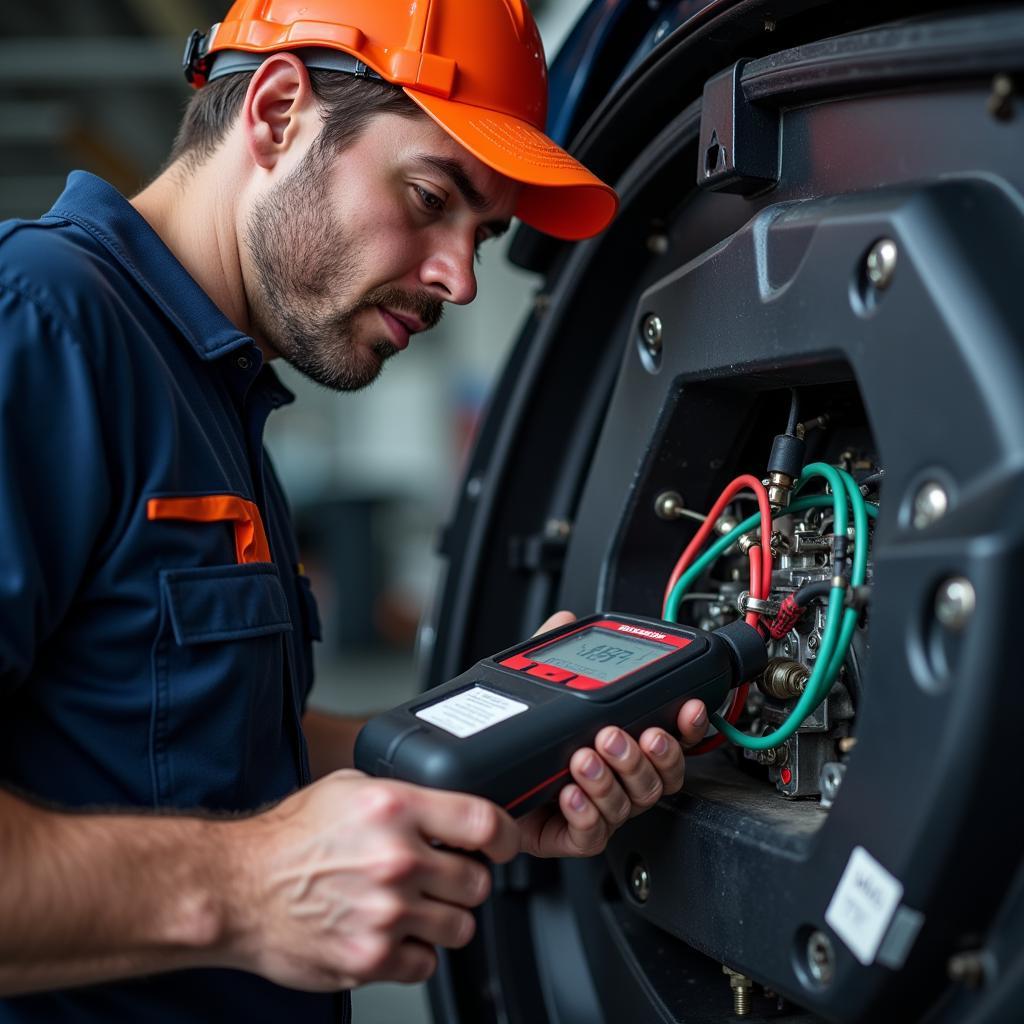 Milwaukee Mechanic Performing Car Electrical Diagnostics