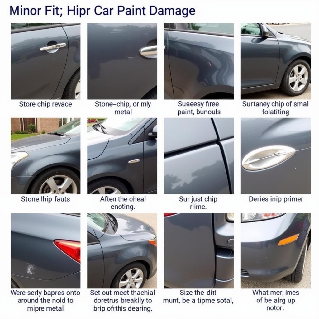 Examples of Minor Car Paint Damage