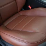 Minor Leather Car Seat Damage