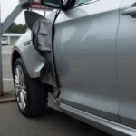 Misaligned Car Door After an Accident