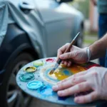 Mobile Car Paint Repair Process in Bournemouth