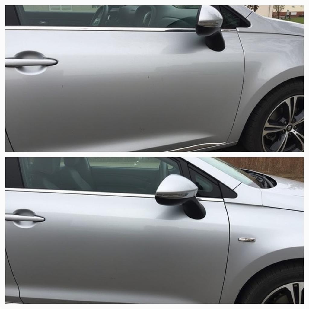 Mobile Car Paint Repair Dorset Before & After