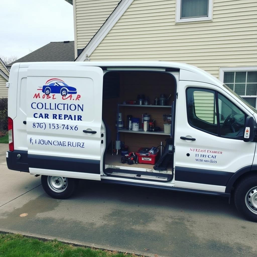 Mobile Car Paint Repair Van