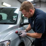 Mobile Car Paint Repair Technician Working in Wolverhampton