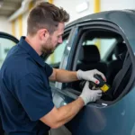 Mobile Car Window Repair Service in Action