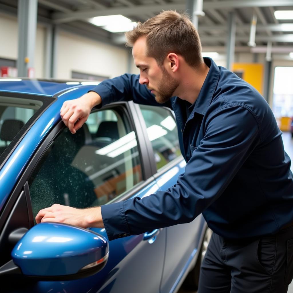 Mobile Car Window Repair Technician in Cardiff