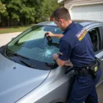 Mobile Car Window Repair in Action