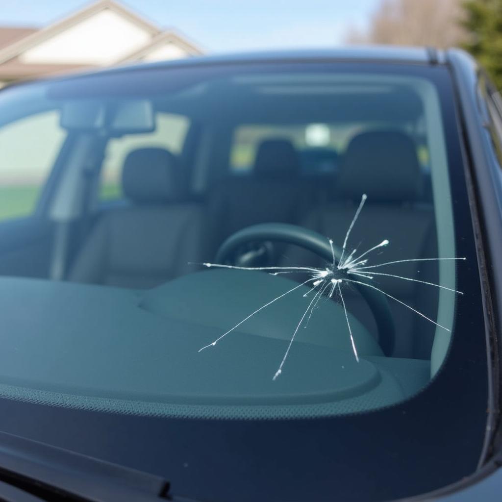 Finished car window repair