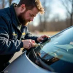 Mobile Car Window Repair in Action