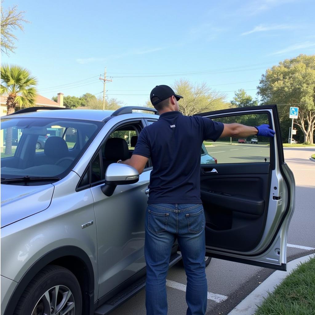 Mobile car window repair service in Naples FL