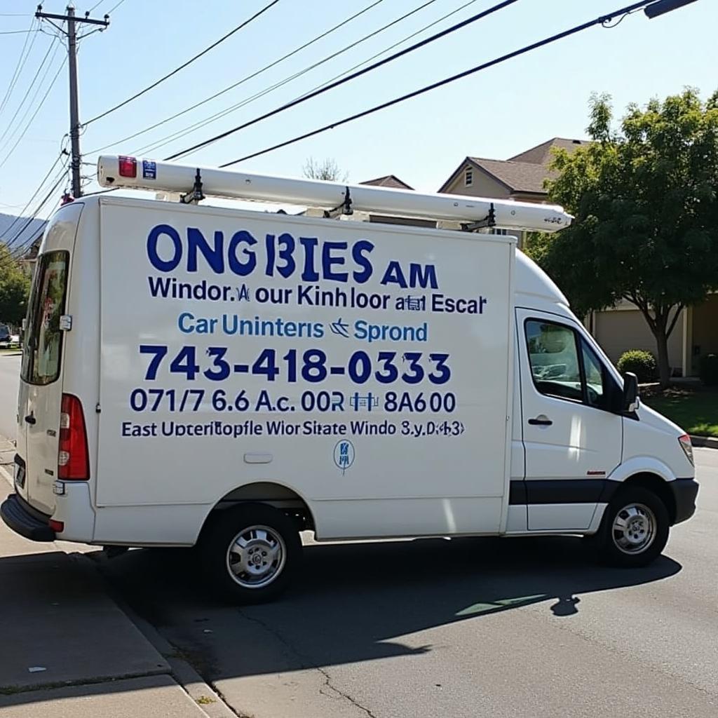  Mobile car window repair van in South Academy