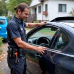 Mobile Car Window Repair Technician